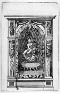Brunnen, Grottendesign, 1664 von Georg Andreas Bockler