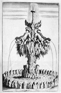 Brunnen mit Hundemotiv, 1664 von Georg Andreas Bockler