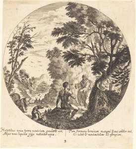 Gott erschafft den Menschen von Georg Andreas Wolfgang the Elder