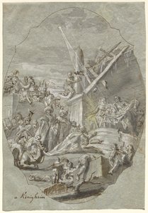 Die Anbetung der Heiligen Drei Könige von Georg Anton Urlaub