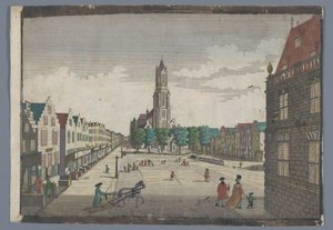 Ansicht der Nieuwe Kerk in Delft von Georg Balthasar Probst (possibly)