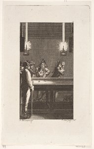 Titelvignette zu Smollett "Peregrine Pickles Abenteuer"