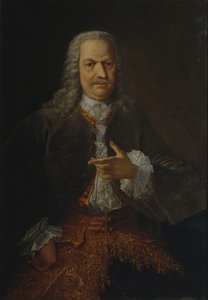 Porträt von Akinfiy Nikitich Demidov 1678-1745, vor 1745 von Georg Christoph Grooth