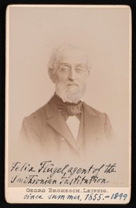 Porträt von Felix Flugel von Georg Conrad Adolph Brokesch