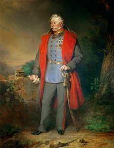 Feldmarschall Josef Graf Radetzky, Oberbefehlshaber während der Feldzüge gegen Italien