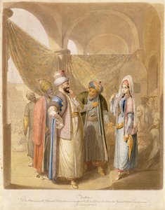Der Sklavenmarkt, 1824 von Georg Emanuel Opitz