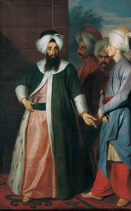Kozbekçi Mustafa Ağa und sein Gefolge