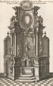 Entwurf für einen monumentalen Altar, Platte c aus 