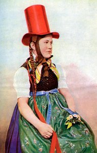 Eine Waldjungfrau in ihrem Sonntagskleid, 1922