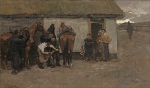 Der Schmied, ca. 1881-84 von Georg Hendrik Breitner