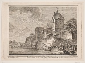 Eine alte Burg von Georg Mathias Fuchs