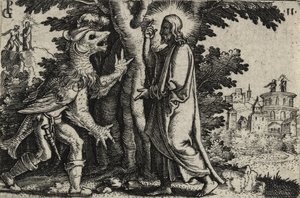 Christus wird in der Wüste vom Teufel versucht