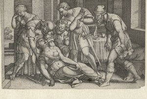 Collatinus und Brutus bei der sterbenden Lucretia