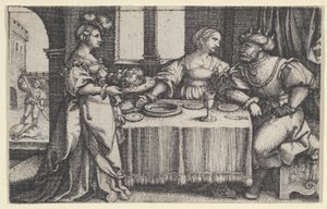 Salome mit dem Kopf von Johannes dem Täufer von Georg Pencz