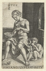 Geschmack (Gustus) von Georg Pencz