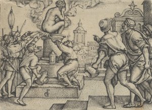 Die bestrafte Kurtisane, aus der Geschichte des Magiers Virgil