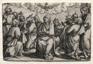Das Leben Jesu Christi: Der Abstieg des Heiligen Geistes von Georg Pencz