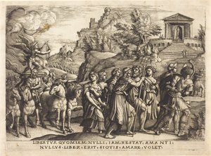 Der Triumph der Liebe von Georg Pencz