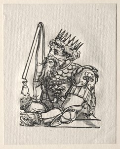 Tyrannen des Alten Testaments: Nebukadnezar von Georg Pencz