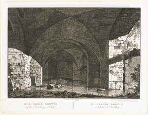 Die Große Grotte auf dem Heidelberger Schloss von Georg Primavesi, after Peter Speeth