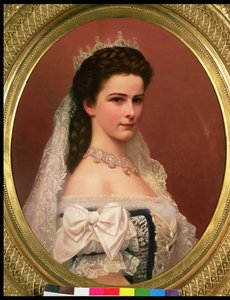 Kaiserin Elisabeth von Bayern (1837-98) in ungarischer Tracht, 1867 von Georg Raab