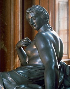 Providentia, eine Figur vom Donner-Brunnen in der Wiener Innenstadt