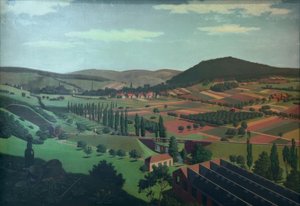 Landschaft bei Berghausen von Georg Scholz