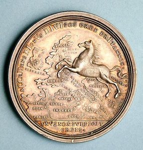 Medaille zur Erinnerung an den Thronbesteigung von George I