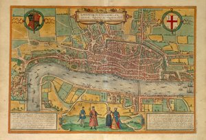 Karte von London aus 