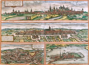 Nürnberg, Ulm, Salzburg, Lindau, Deutschland, Österreich
