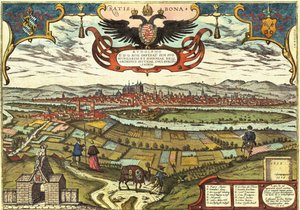 Regensburg, Deutschland von Georg and Hogenberg Franz (1535 90) Braun