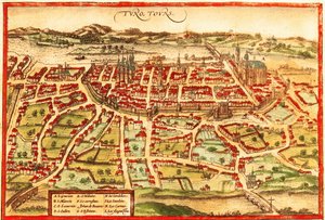 Toulon, Frankreich von Georg and Hogenberg Franz (1535 90) Braun