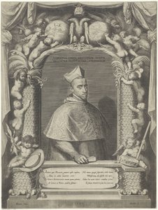 Porträt von Albrecht, Erzherzog von Österreich, im Kardinalsgewand