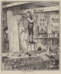 Illustration für Jack Sheppard (Gravur) von George (after) Cruikshank