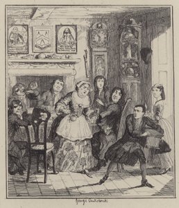 Illustration für Jack Sheppard (Gravur) von George (after) Cruikshank