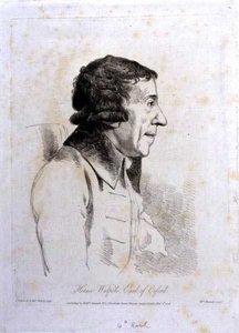 Horace Walpole, 4. Earl of Orford, graviert von William Daniell