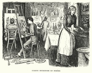 Illustration für Trilby von George du Maurier von George (after) Du Maurier