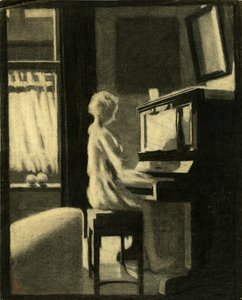 Dorothy spielt Klavier, 30. November 1931 von George Adamson