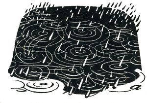 Regenpfützen-Design von George Adamson