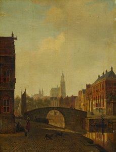 Imaginäre Ansicht von Arnheim, späte 1830er Jahre von George Andries Roth