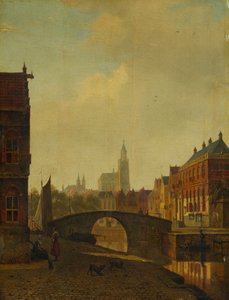 Imaginäre Ansicht von Arnheim, späte 1830er Jahre von George Andries Roth