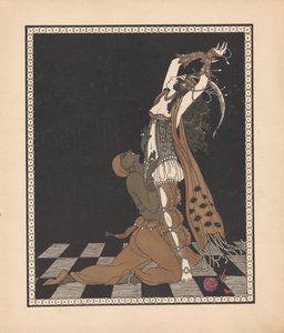 Ida Rubinstein und Vaslav Nijinsky im Ballett Scheherazade von George Barbier