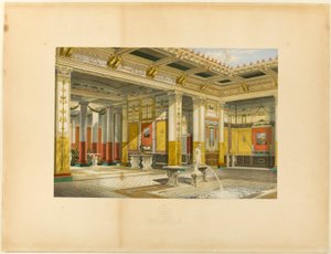 Der Pompejanische Hof des Kristallpalastes von George Baxter