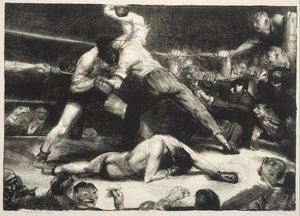 Ein Knock-Out von George Bellows
