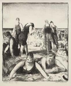 Badestrand von George Bellows