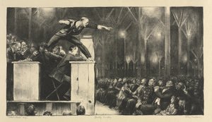 Billy Sunday von George Bellows