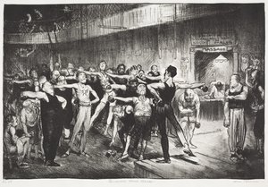 Klasse für Geschäftsleute von George Bellows
