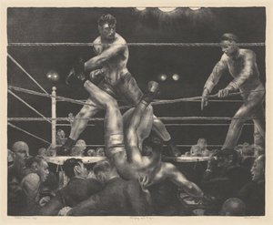 Dempsey und Firpo von George Bellows