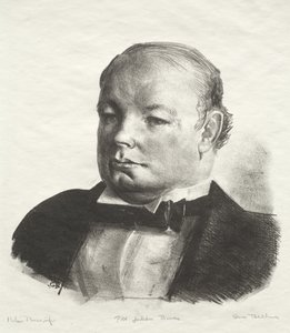 Porträt von Julian Bowes von George Bellows