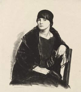 Porträt von Mrs. R. von George Bellows